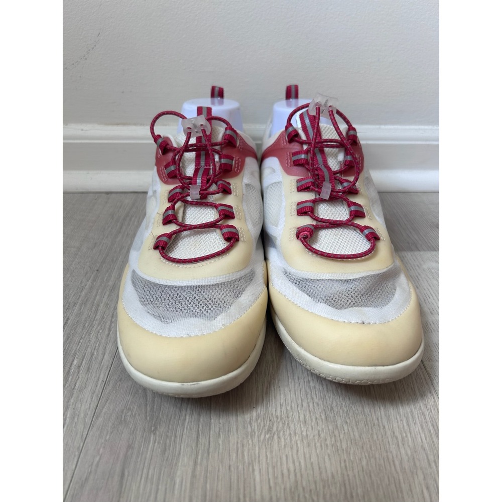 Lands End Womens White Berry Red Mesh Water Shoes Sneakers Size 11B Athletic